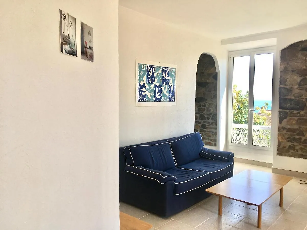 Bel Appartement Lumineux Joyeux Spacieux, Vue Mer 芒通 公寓